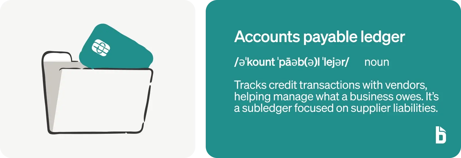 What is accounts payable ledger?