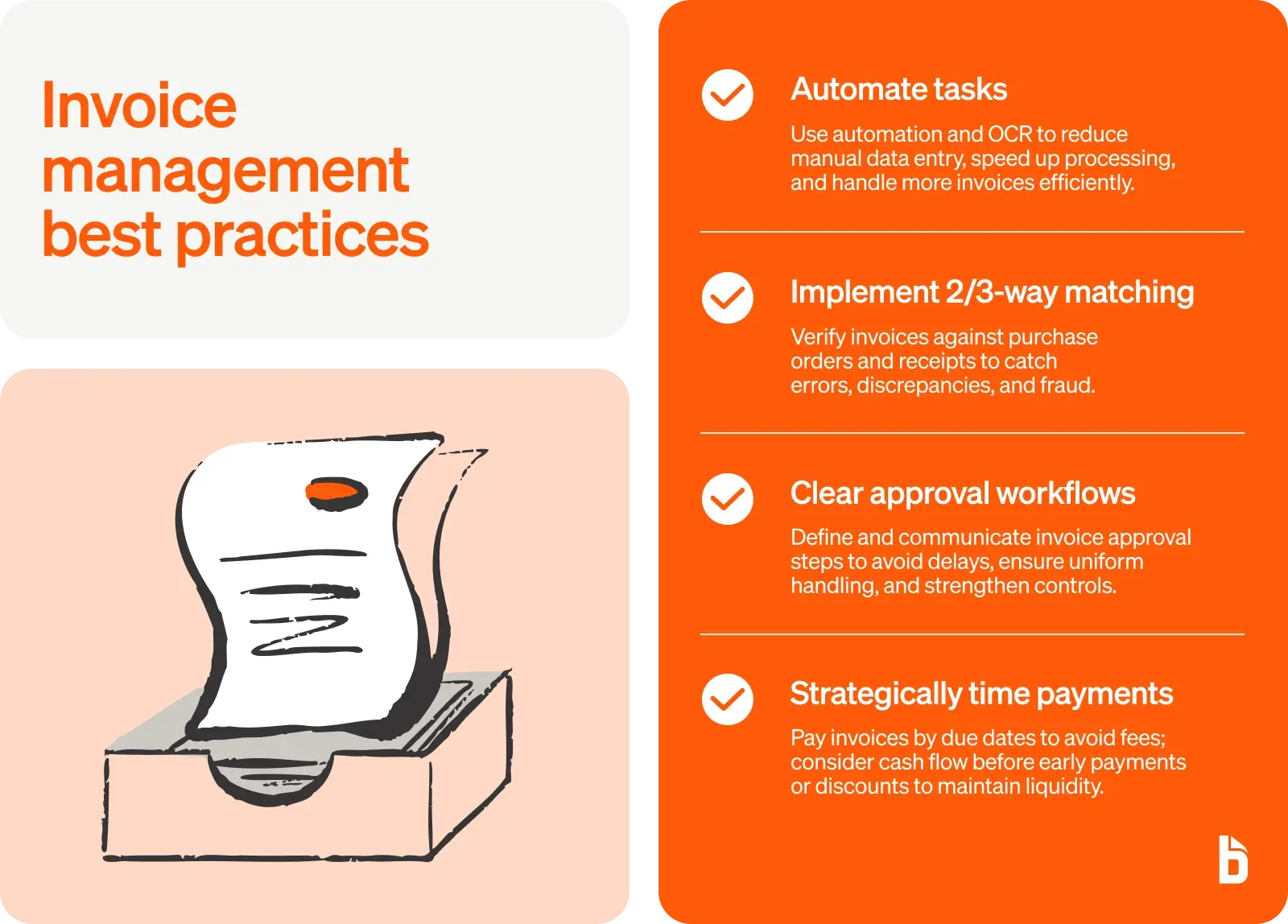 Invoice management best practices