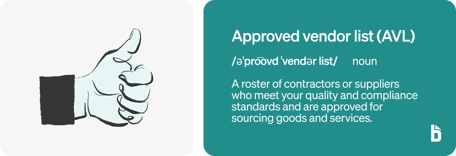 Approved vendor list (AVL)