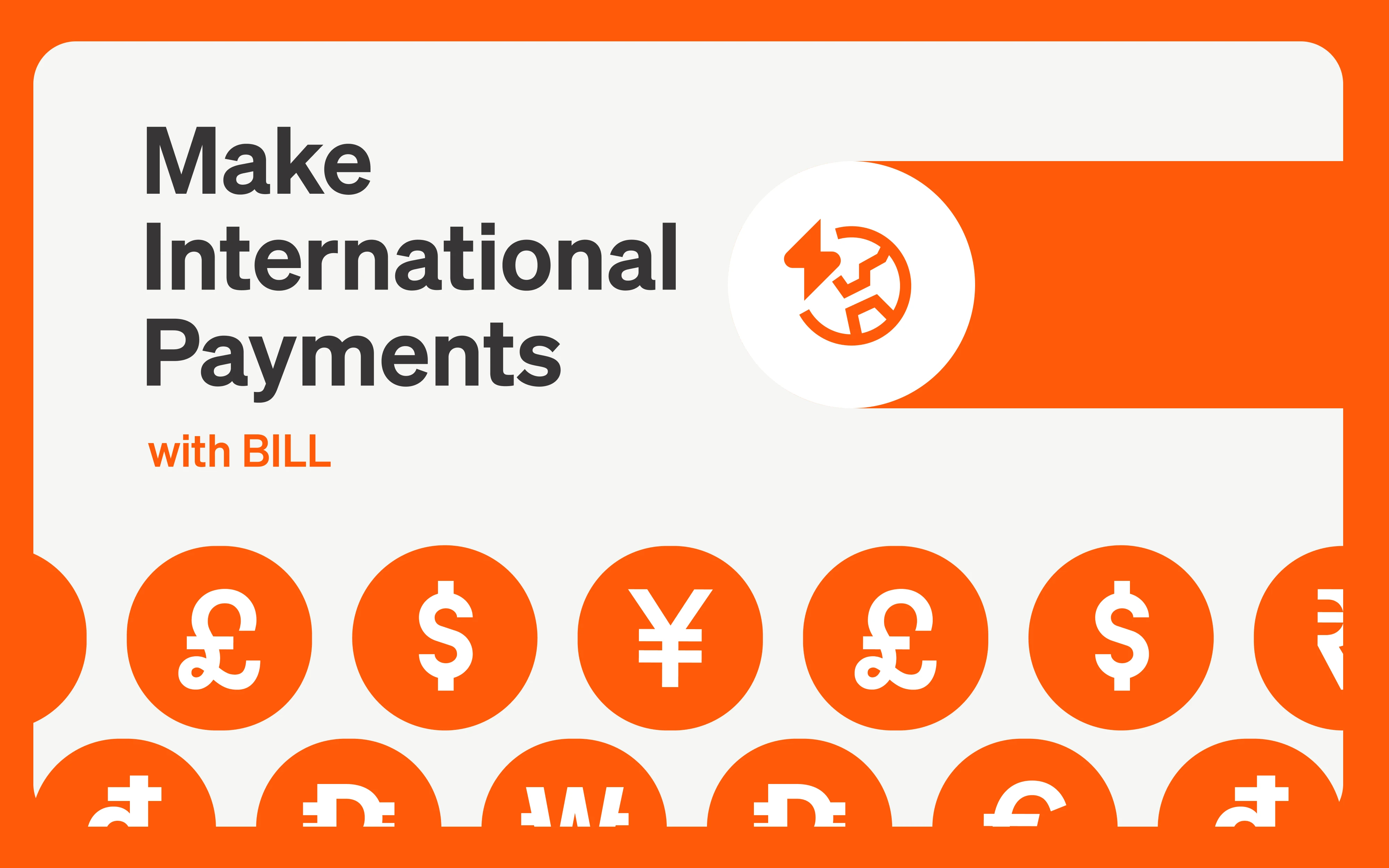 Make international payments with BILL