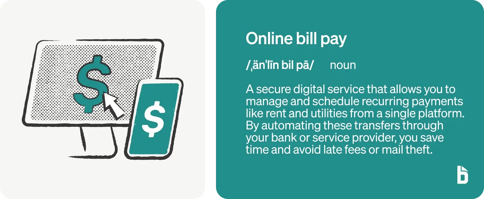 Definition of online bill pay
