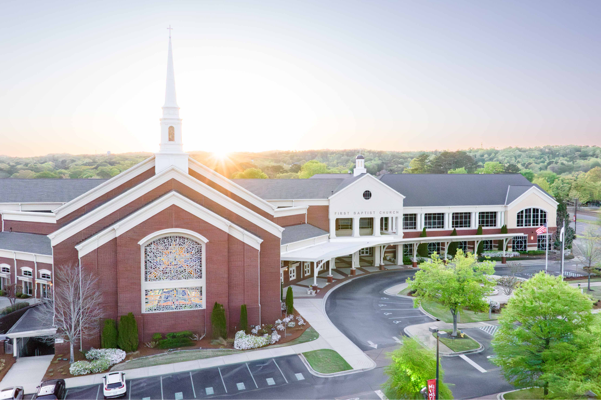 First Baptist Church Trussville aerial view