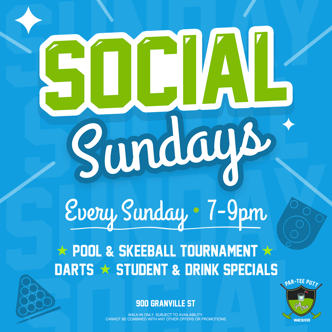 Par-tee putt Vancouver bar_Event