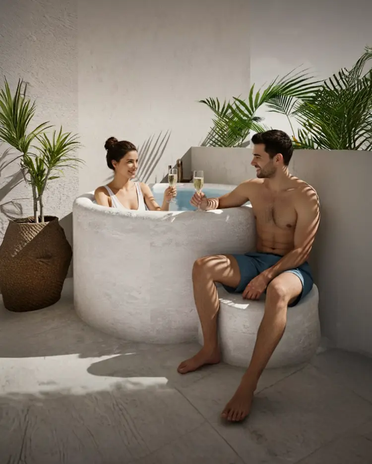 Atrium Lombok common area artist render