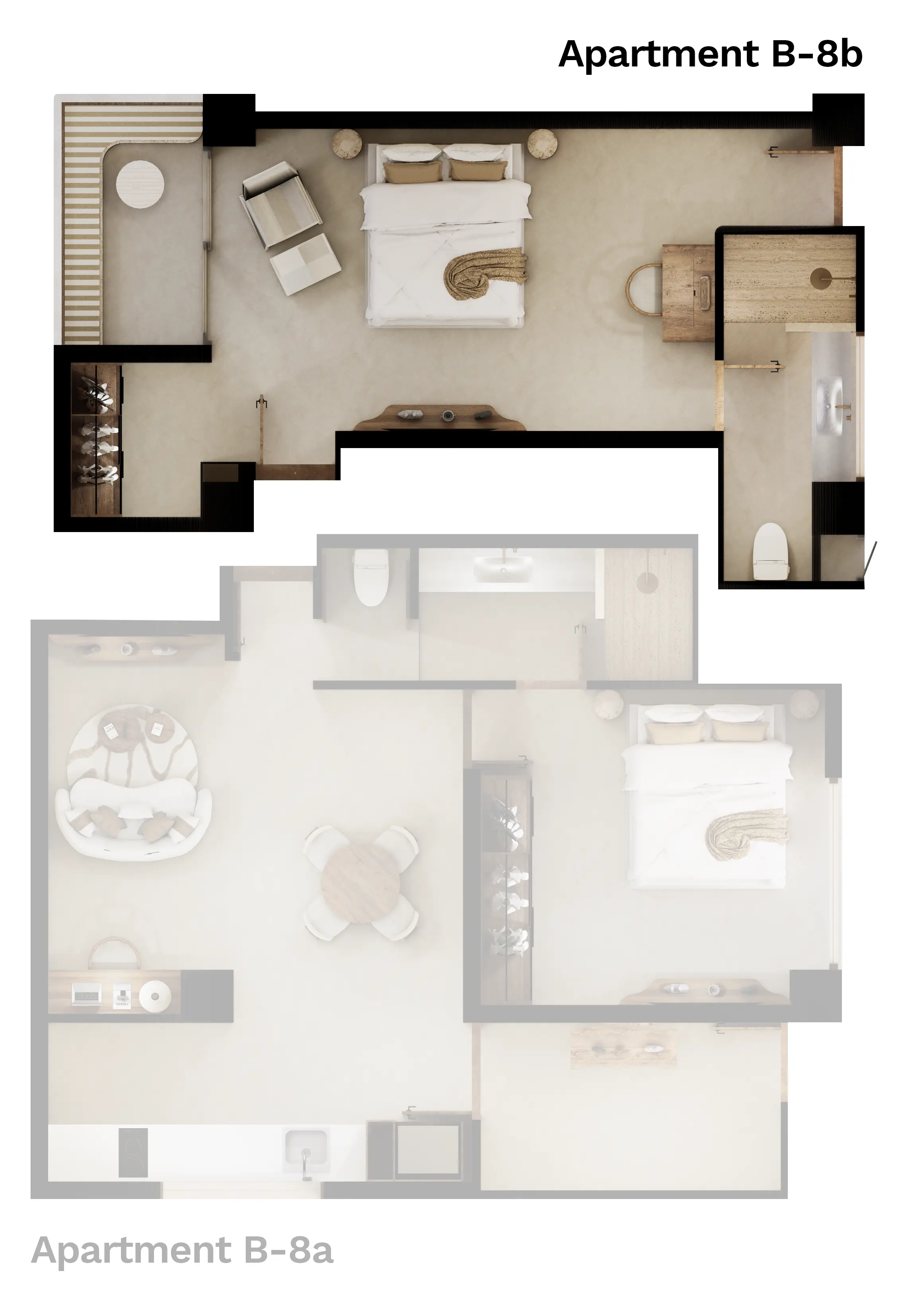 Atrium Lombok Dual Key Apartment Unit Type B Floorplan