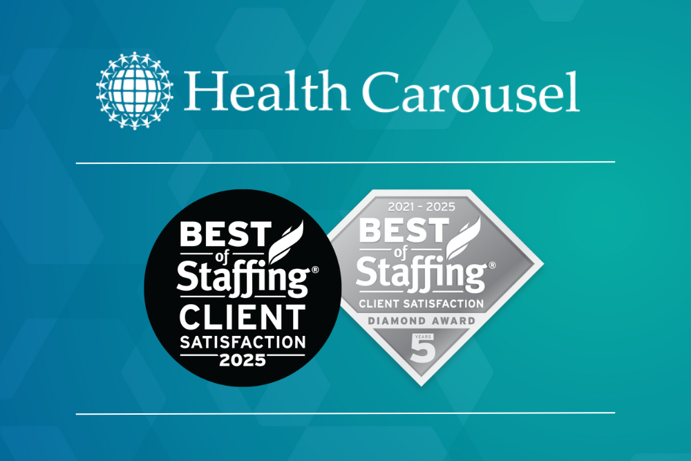 Health Carousel Earns ClearlyRated’s 5-Year Diamond Award for Client Service Excellence