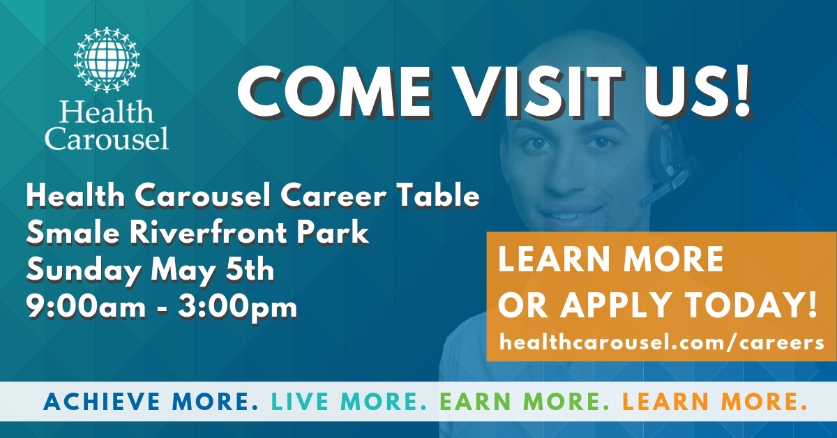 Health Carousel Hosts Career event at Flying Pig Race