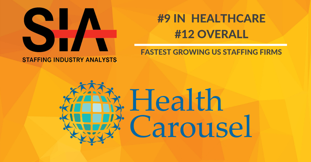 Health Carousel Recognized on 2018 Fastest Growing US Staffing Firms List for Third Consecutive Year