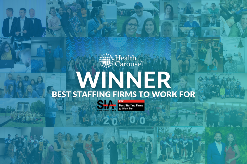 Health Carousel named as a Best Staffing Firm to Work For winner for 2021