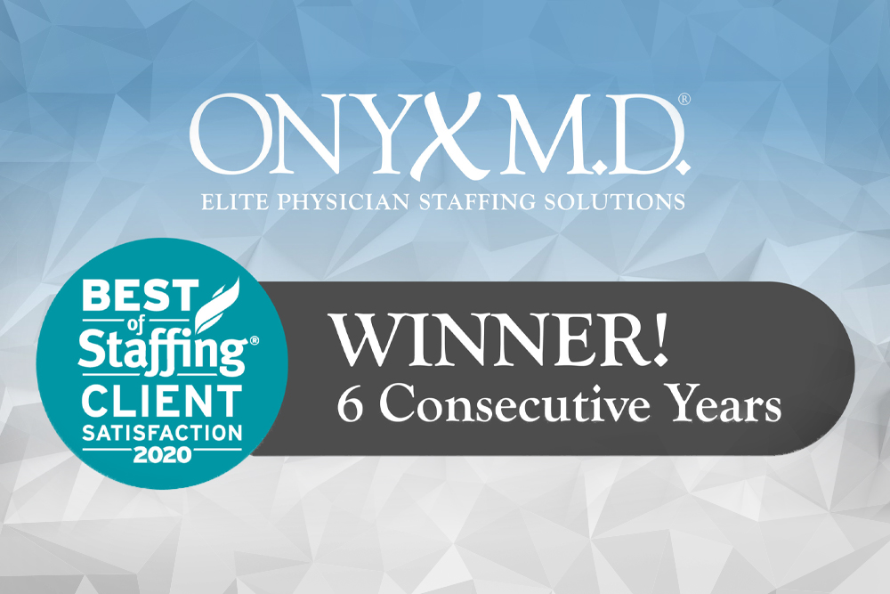 Health Carousel's Onyx M.D Wins 2020 Best of Staffing Award