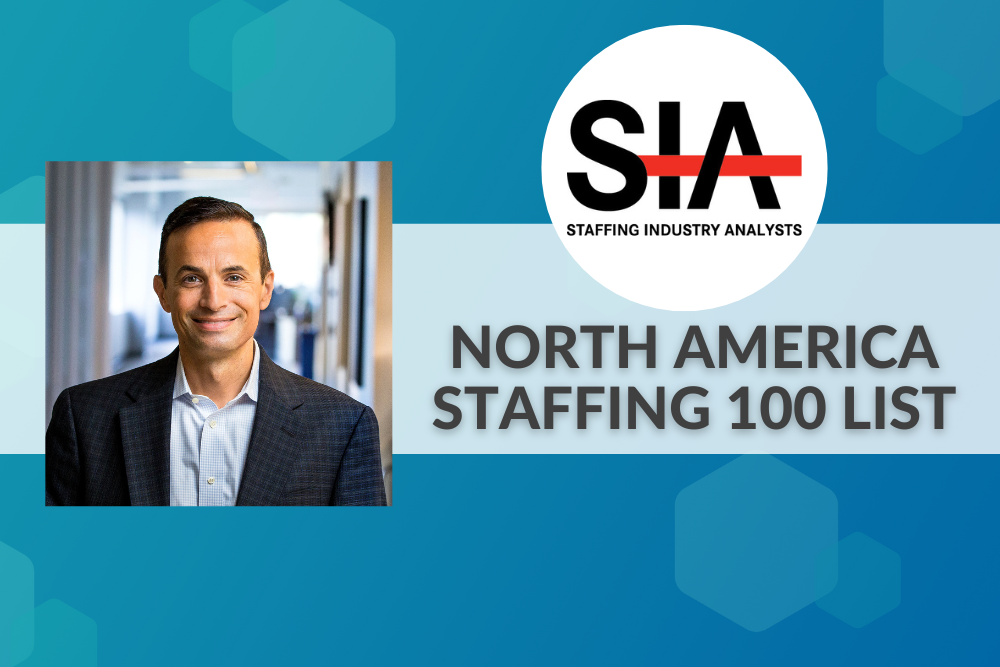 John Sebastian Named on Staffing Industry Analyst's Staffing 100