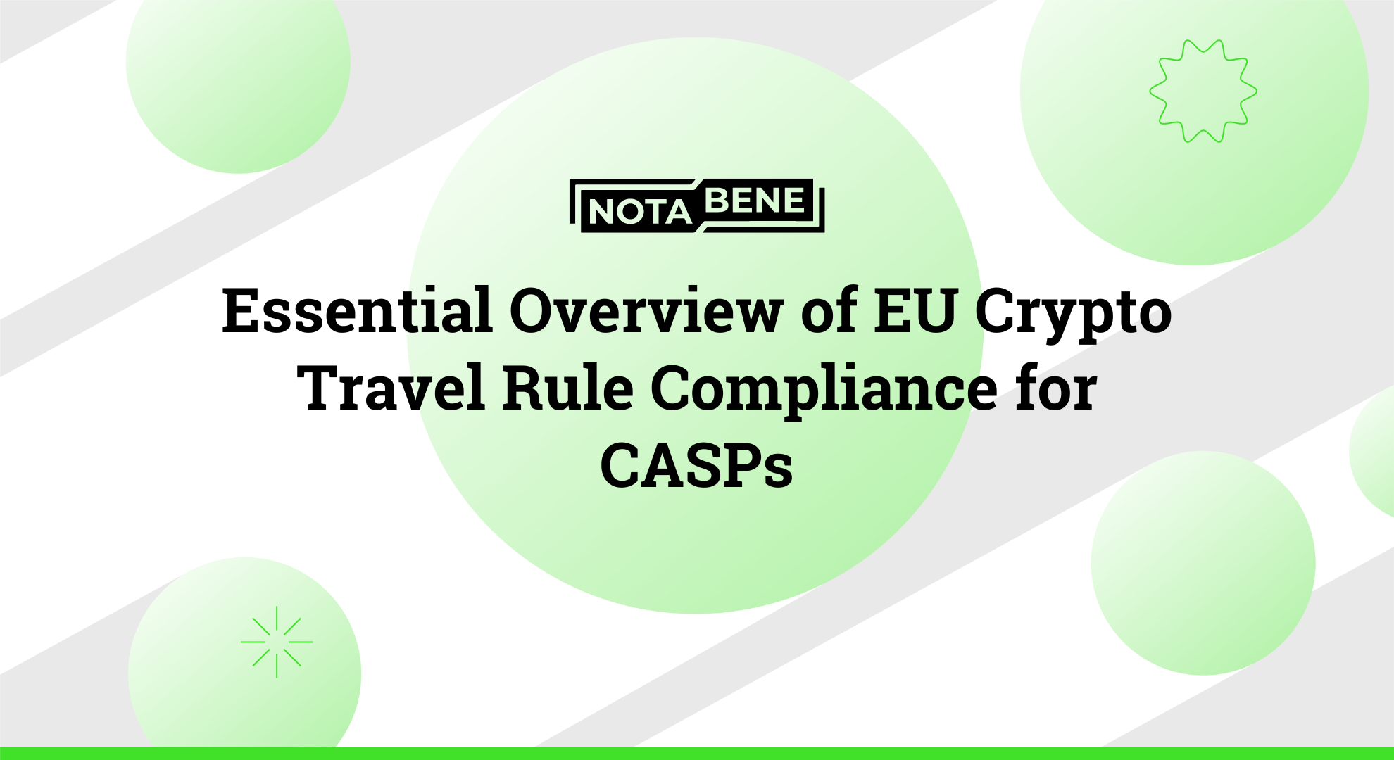 Essential Overview of EU Crypto Travel Rule Compliance for CASPs | Notabene