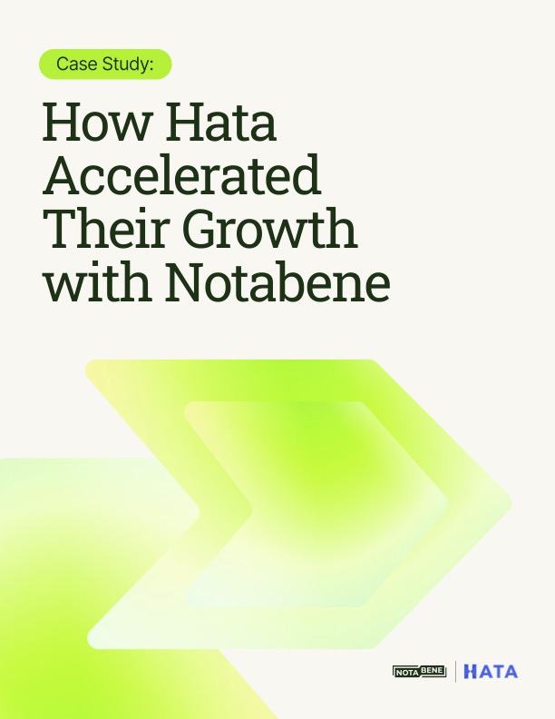 How Hata Accelerated Their Growth with Notabene