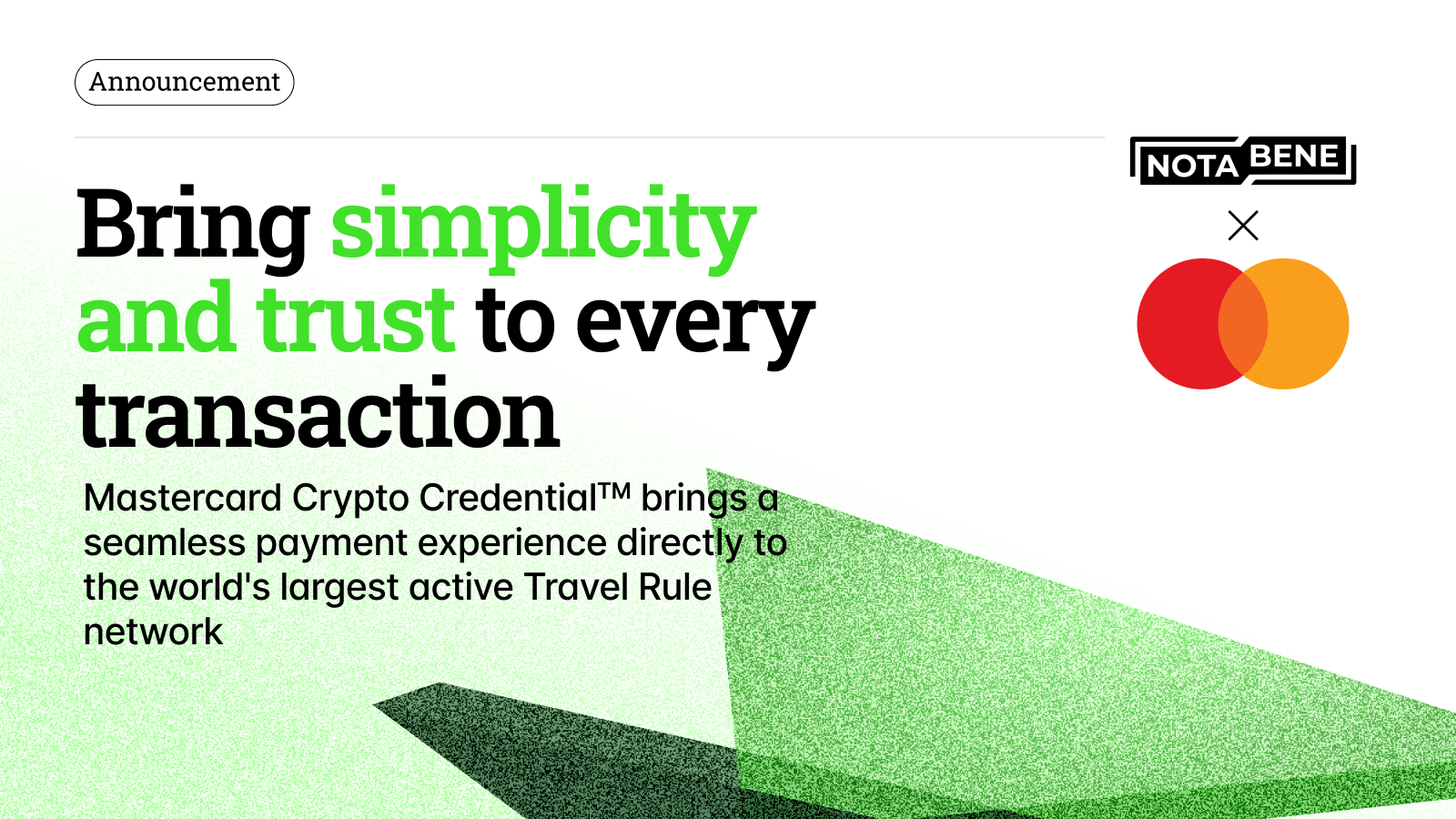 Mastercard Crypto Credential x Notabene: Simplifying Trust in Crypto  Payments