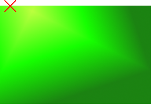 Do not use unapproved gradients example