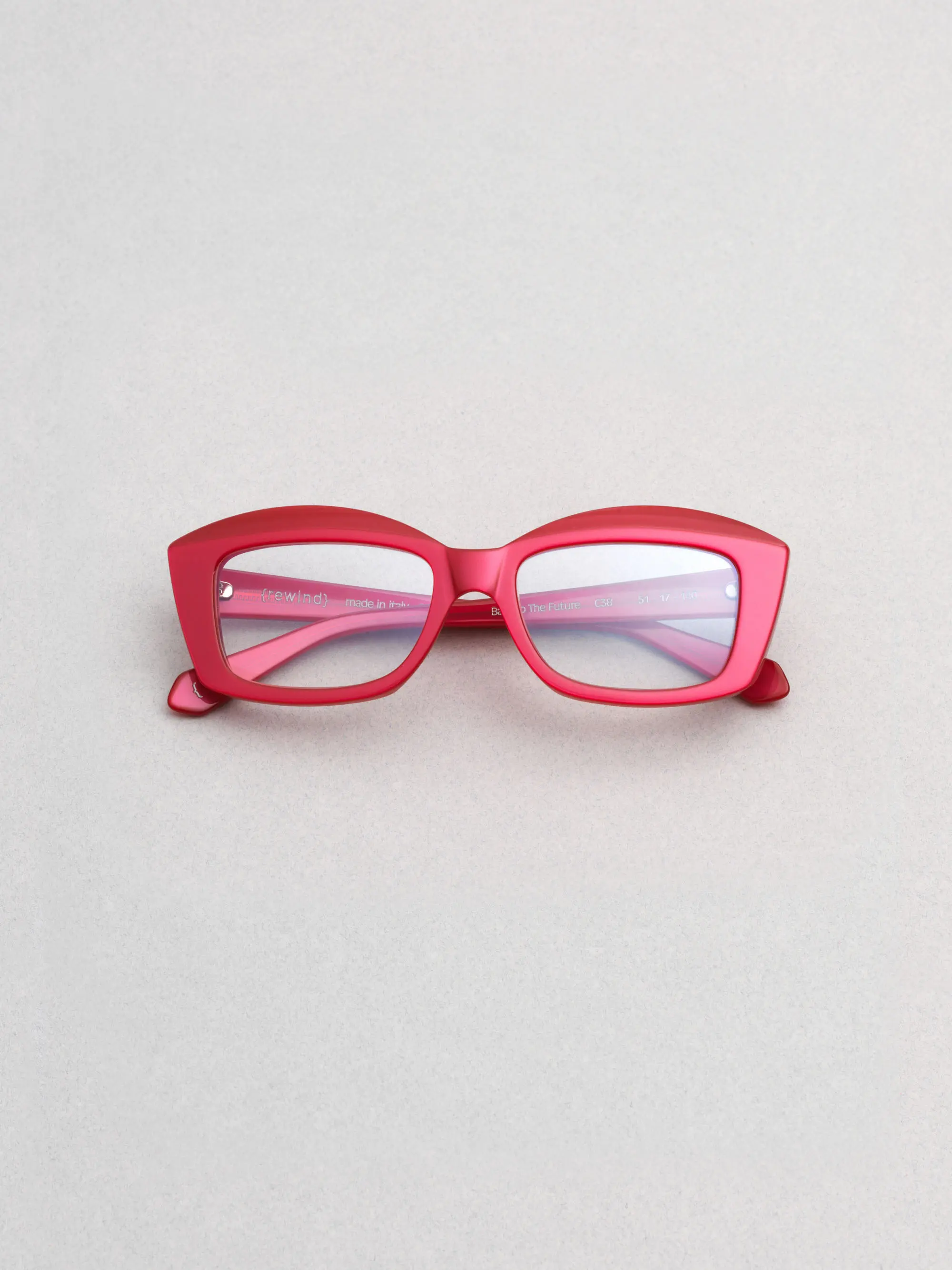 Rewind Eyewear – Back to the Future model, timeless Italian design inspired by the 1990s