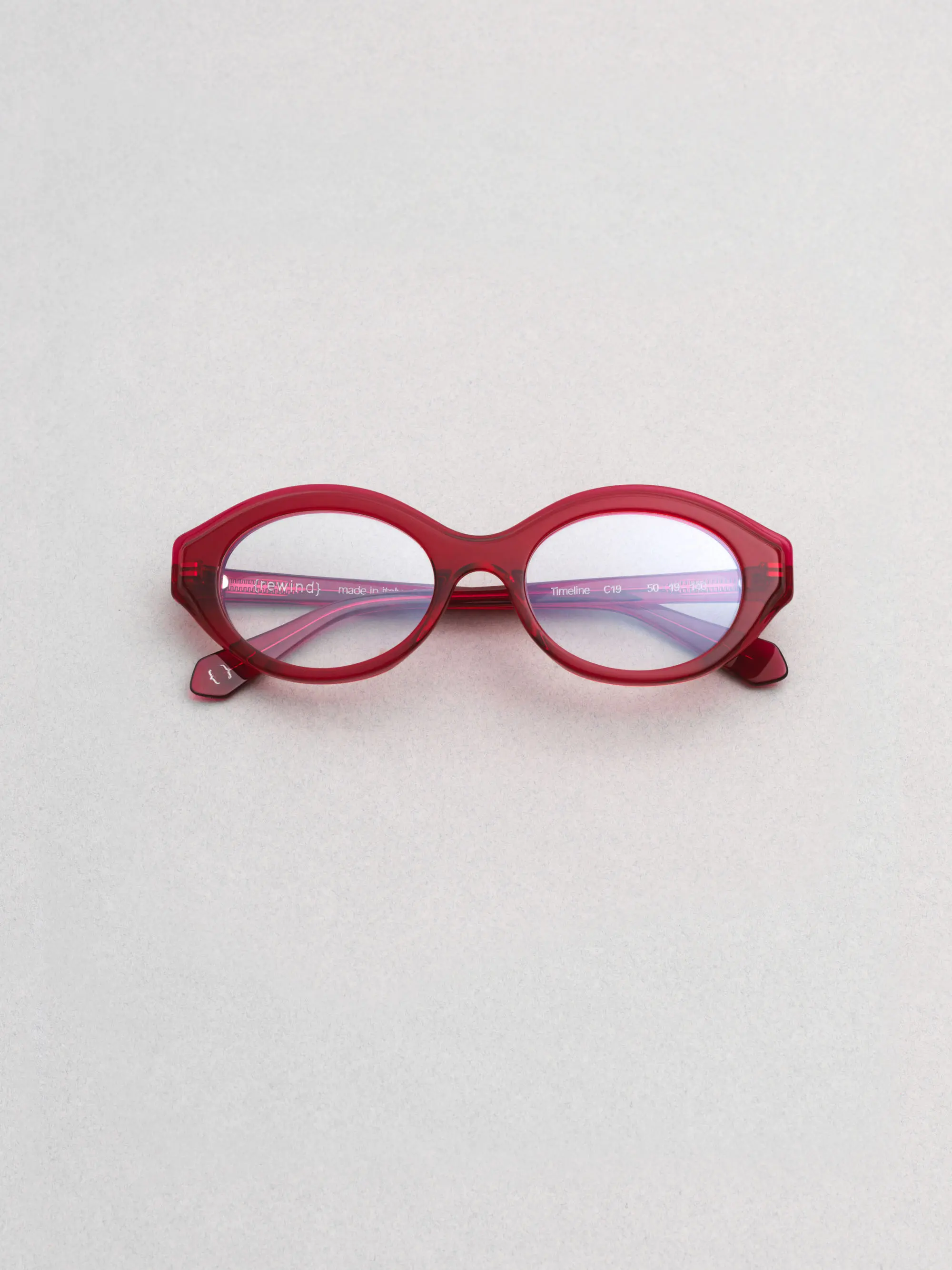Rewind Eyewear – Timeline model, elegant Italian frames blending past and present design