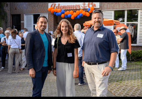 von links: Felix Hemmer, Madita Beeckmann, Michael Lange. Fotograf: Wolfgang Walter