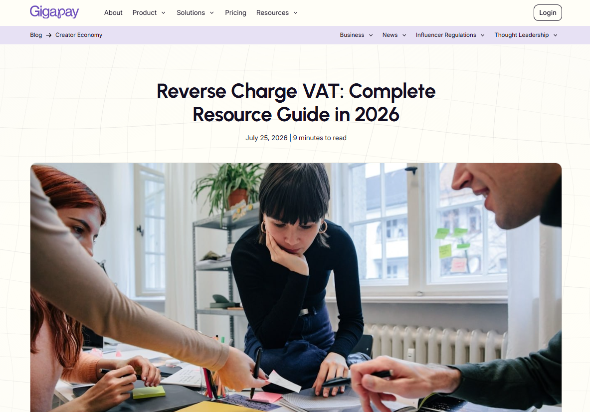 Self-Billing and VAT Reverse Charge