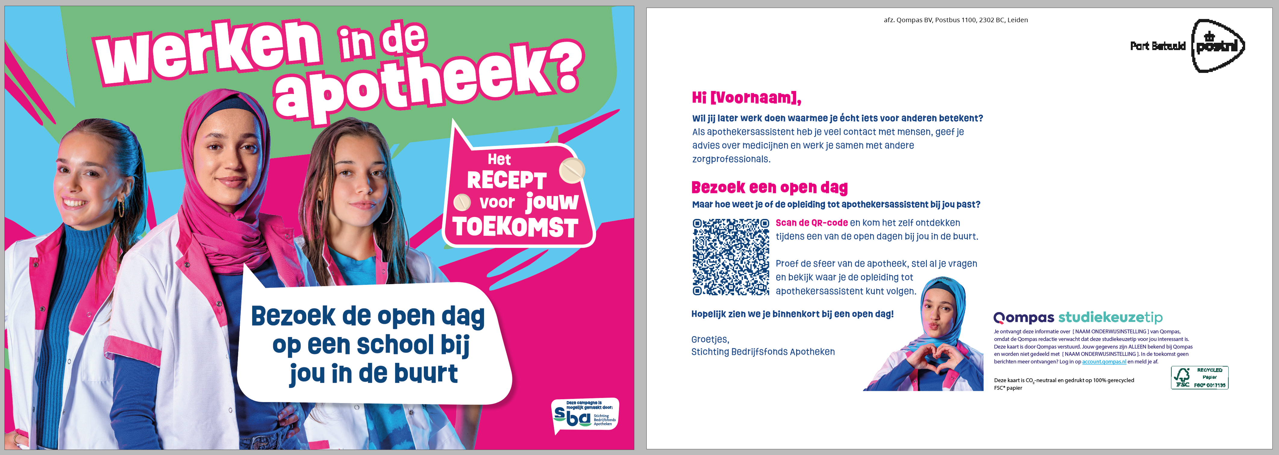 Postkaart Qompas