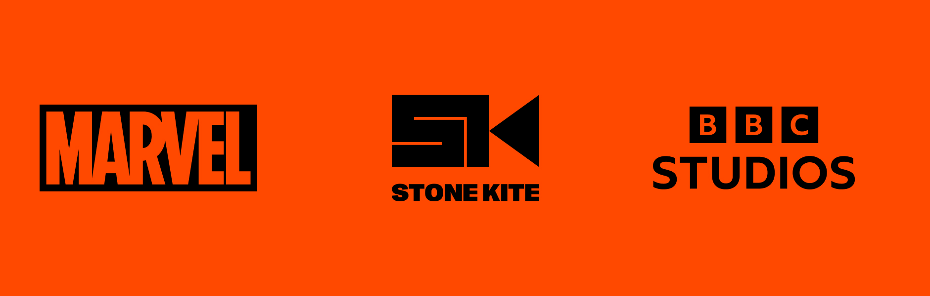 A grid of client logos including Marvel and Google.