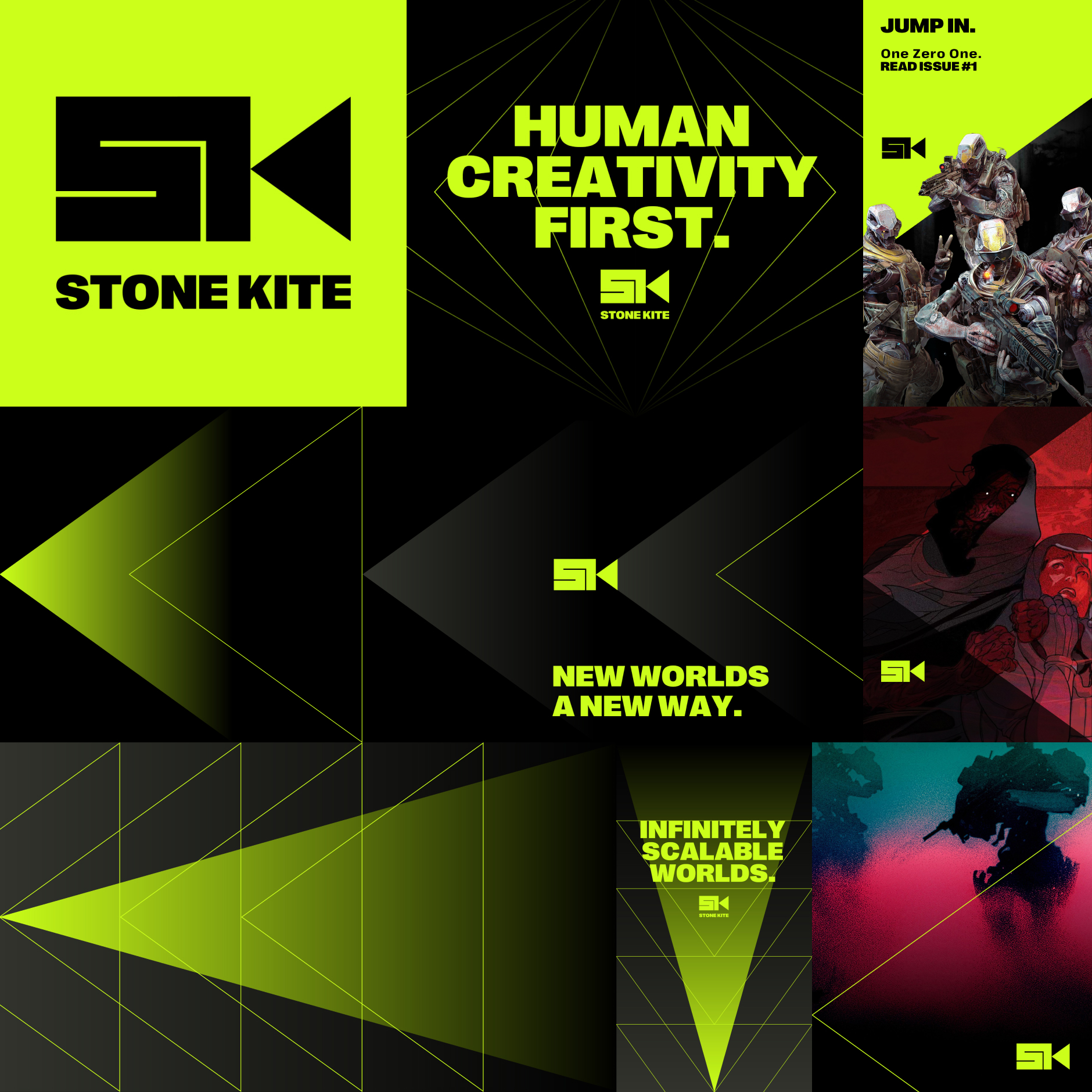Stone Kite visual identity