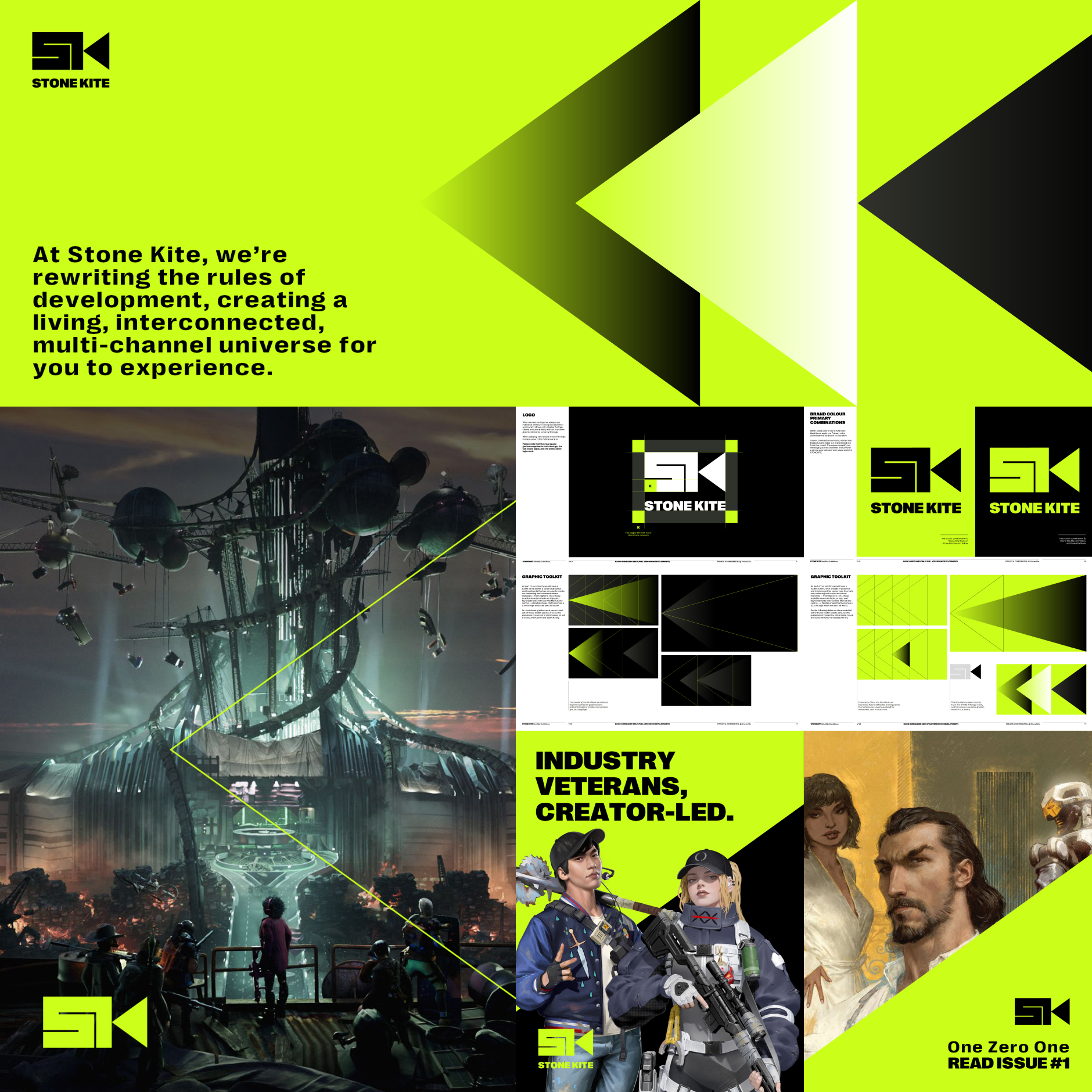 Stone Kite visual identity system