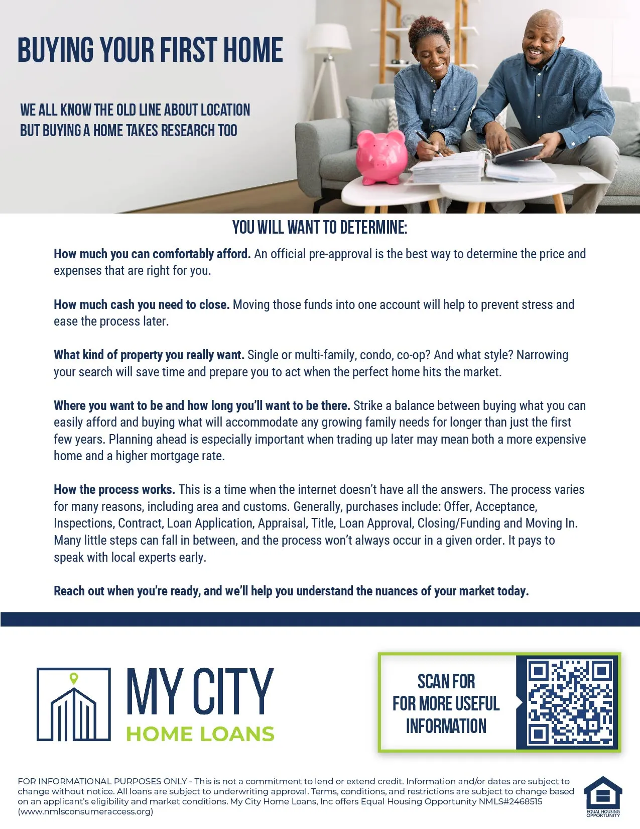 Buying your first home flyer