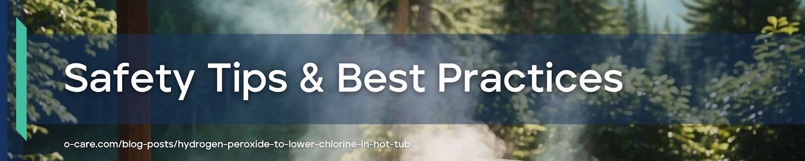 How to stay safe when using hydrogen peroxide to lower chlorine in spa water