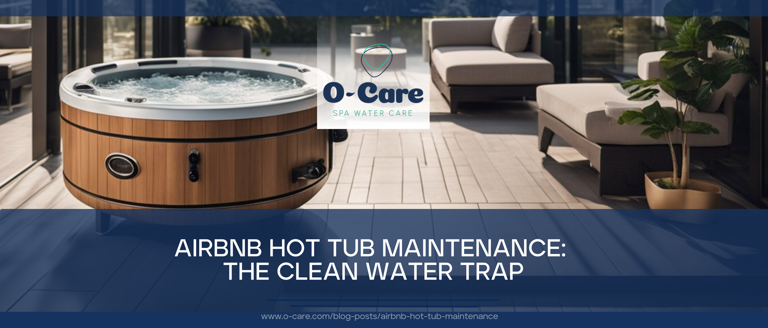 Couple standing next to their Salt Water Hot Tub