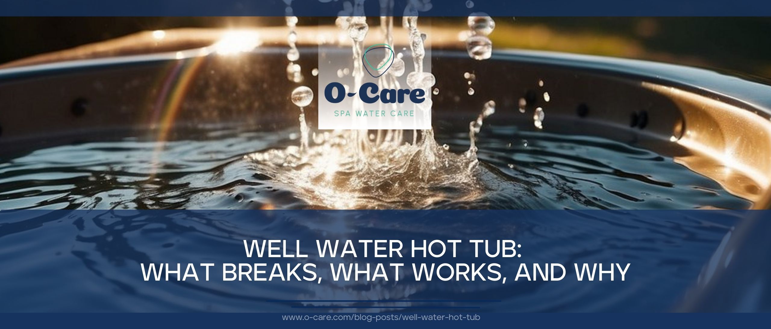 Couple standing next to their Salt Water Hot Tub