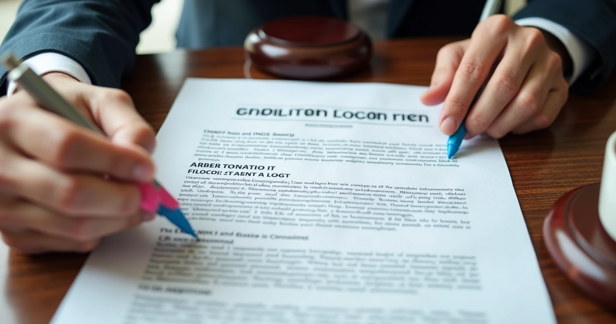 Contrato de trabalho sendo analisado para inserção de cláusula arbitral