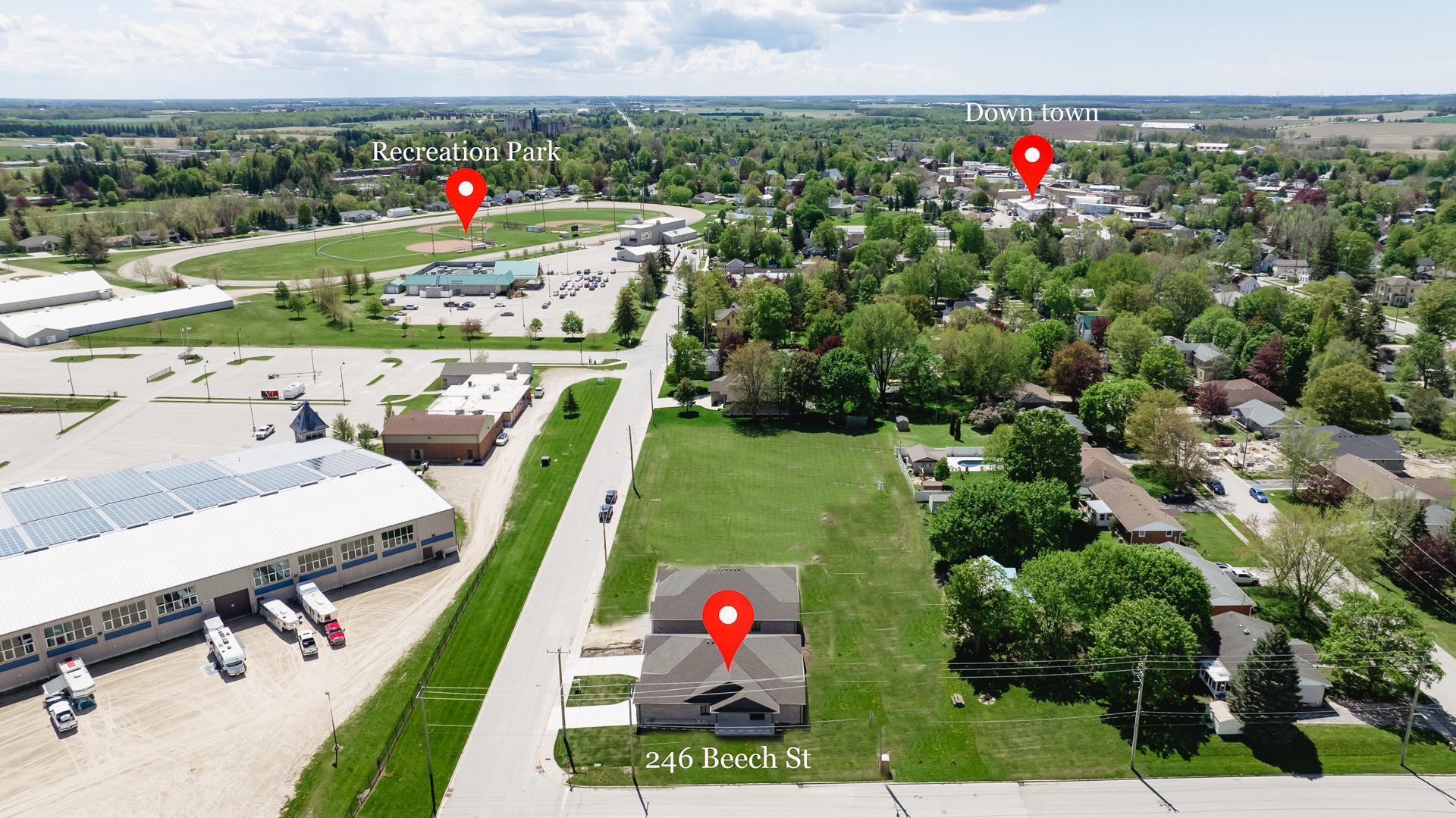 Arial View of Surrounding Neighbourhood