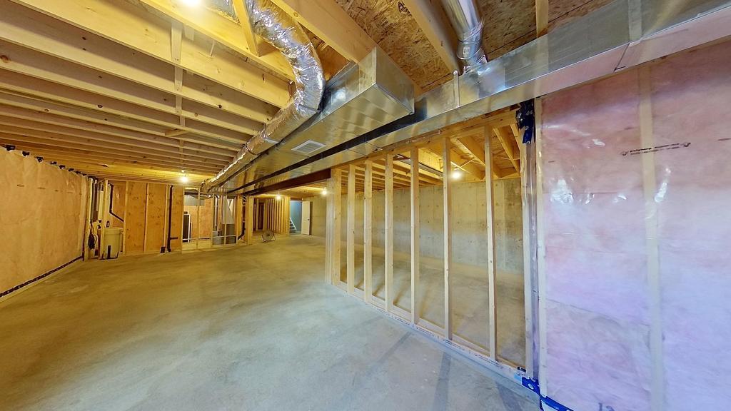 Unfinished Basement Space - Can be Built to Suit