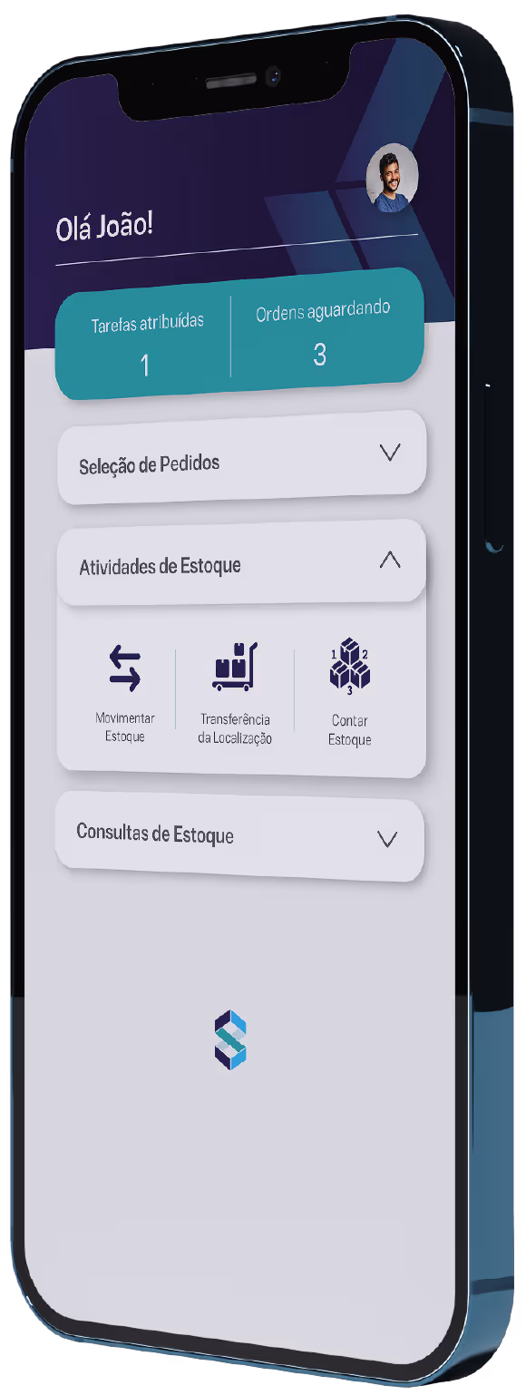 Imagem dashboard aplicativo mobile da Stokki