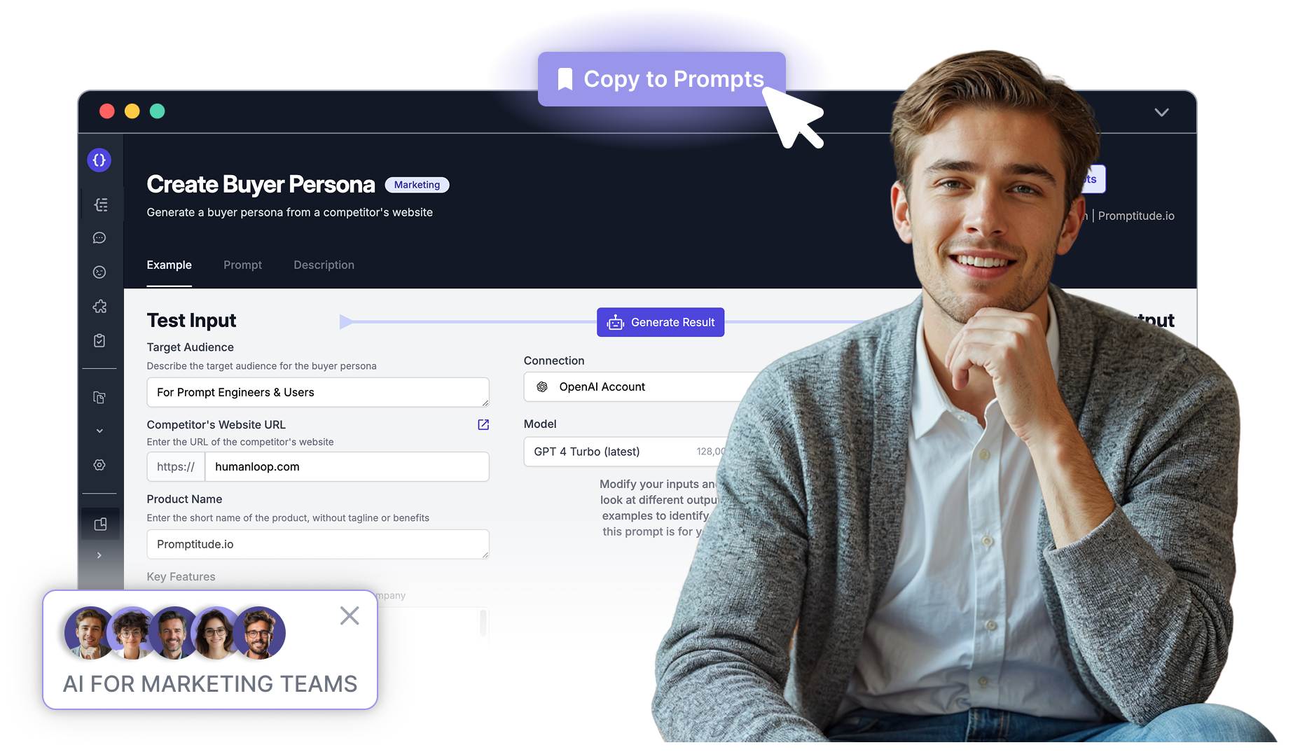 Try the Create Buyer Persona Prompt