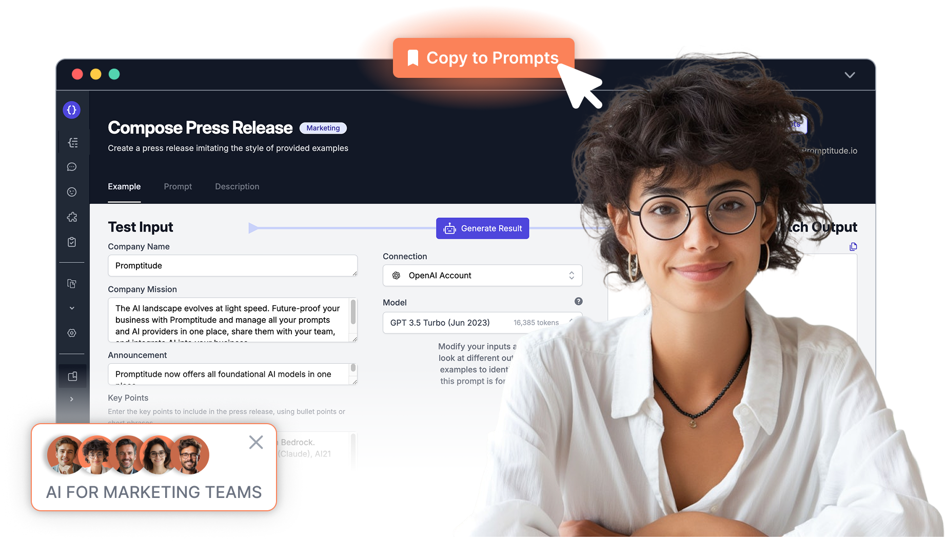 Compose Press Release Prompt