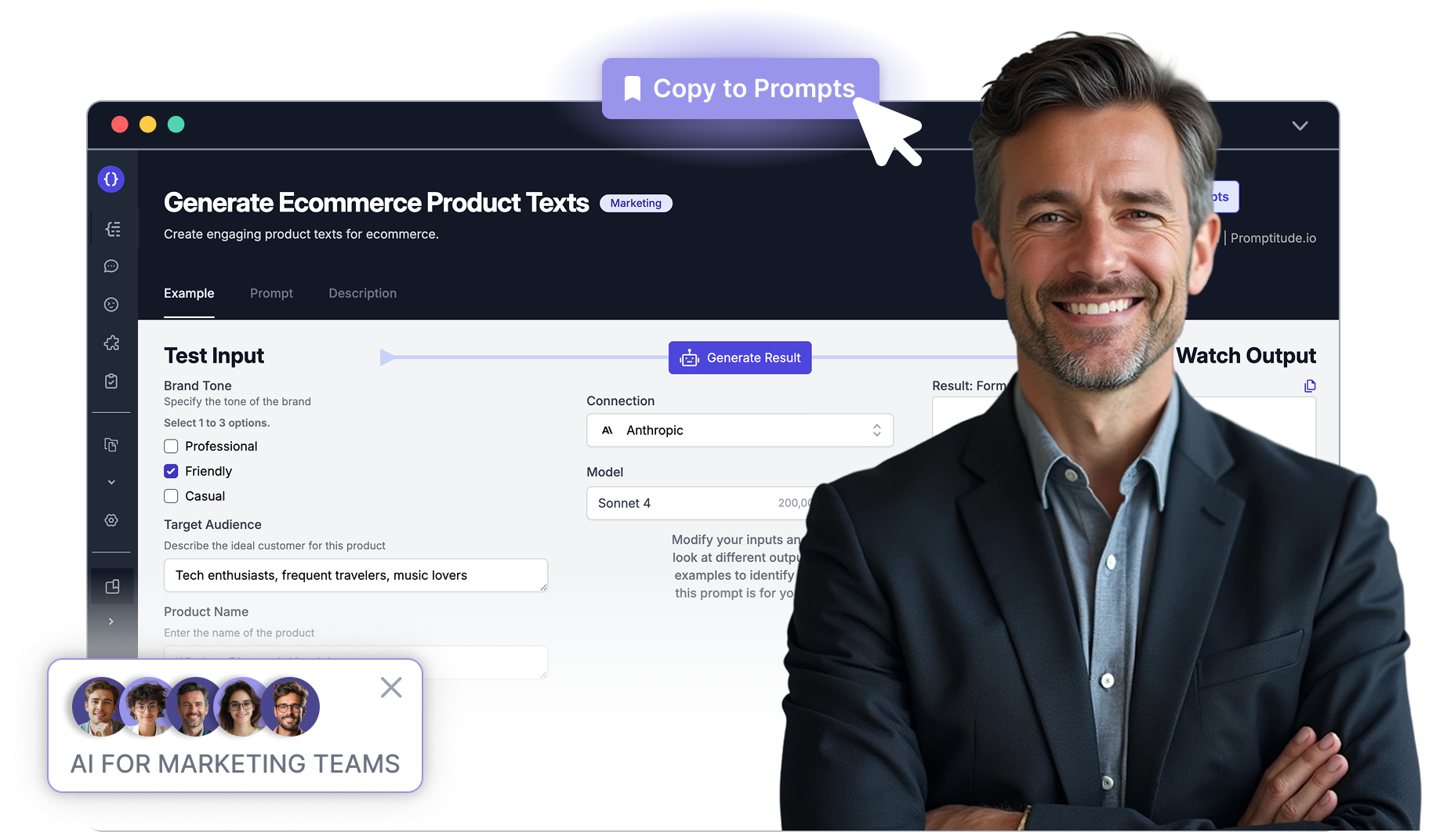 Generate Ecommerce Product Texts Prompt