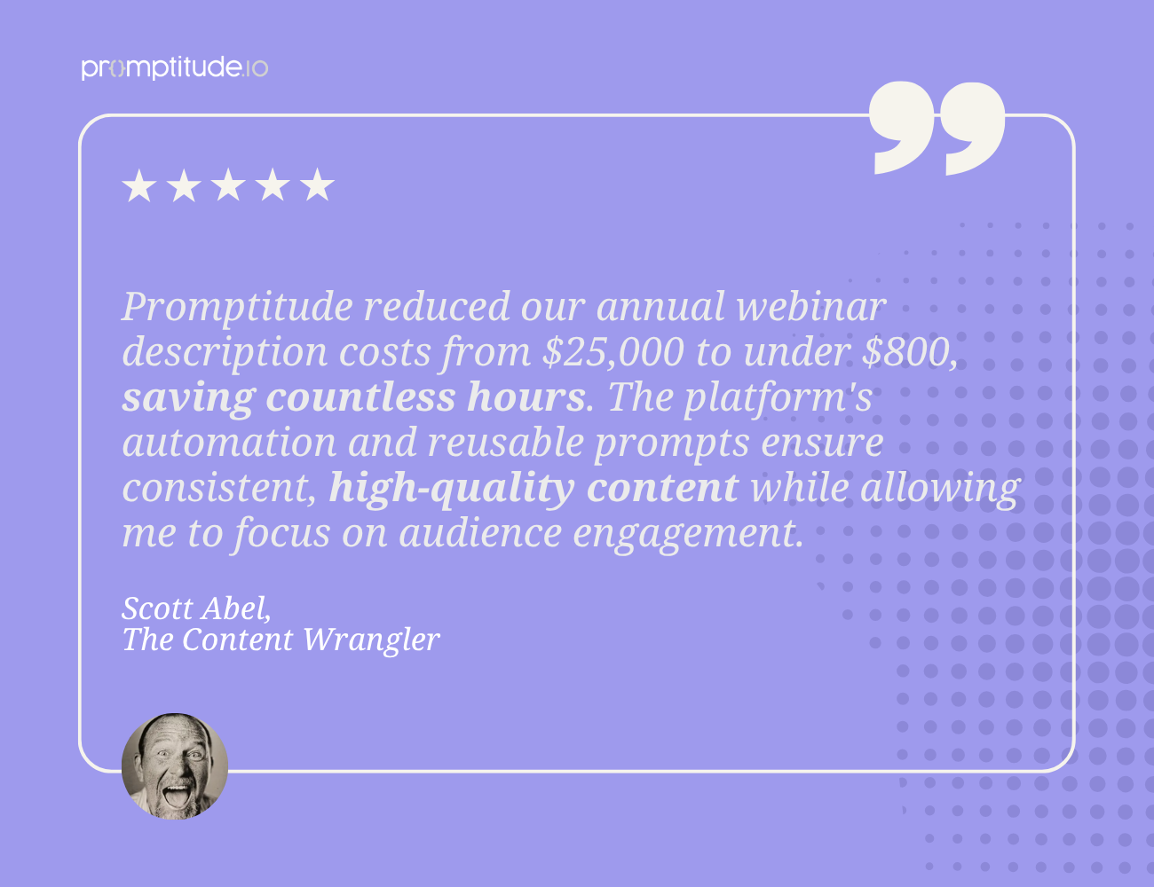 Cutting Webinar Costs and Scaling Content