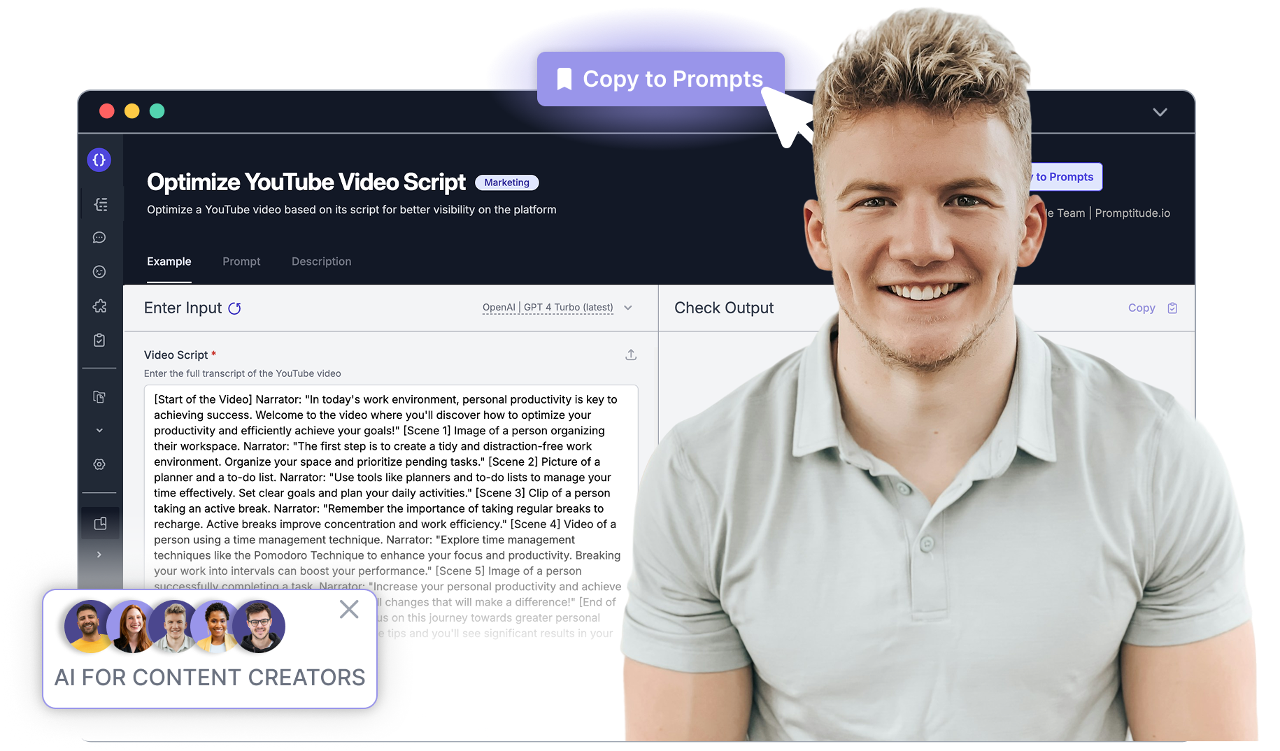 Optimize a YouTube Video Script