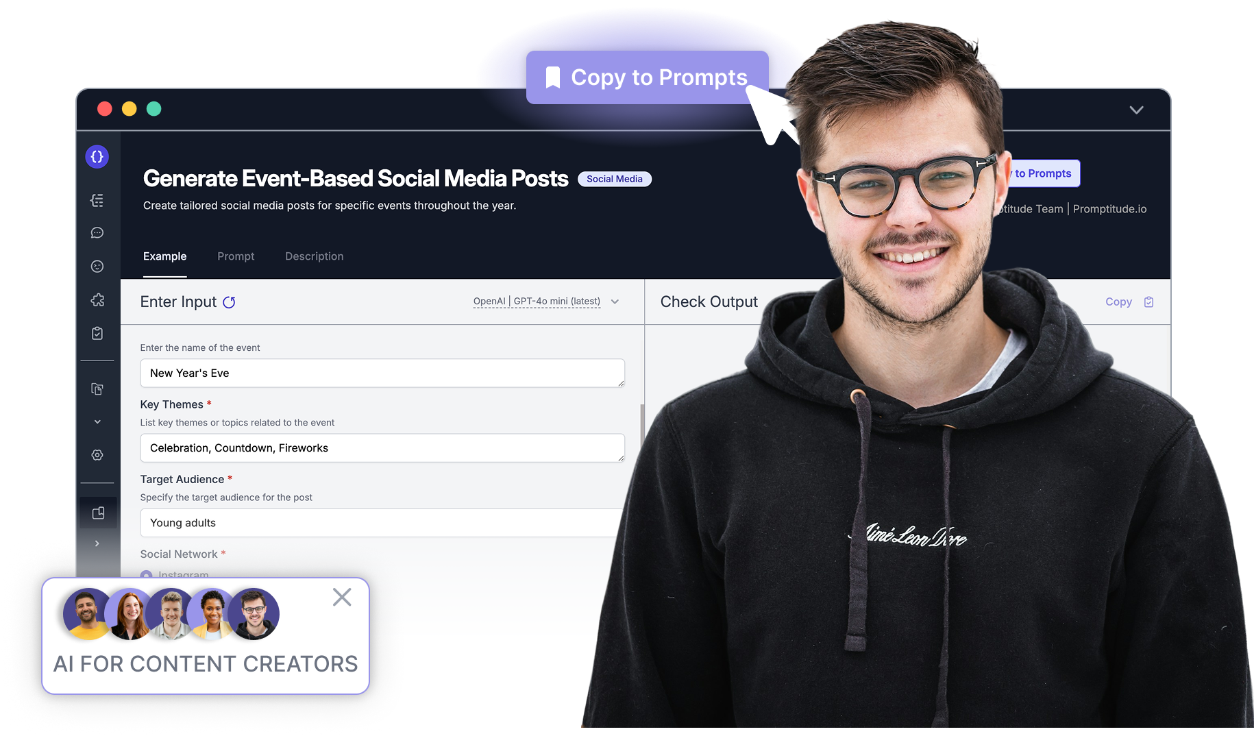 Generate Event-Based Social Media Posts