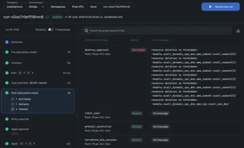 Native integration with Open Policy Agent