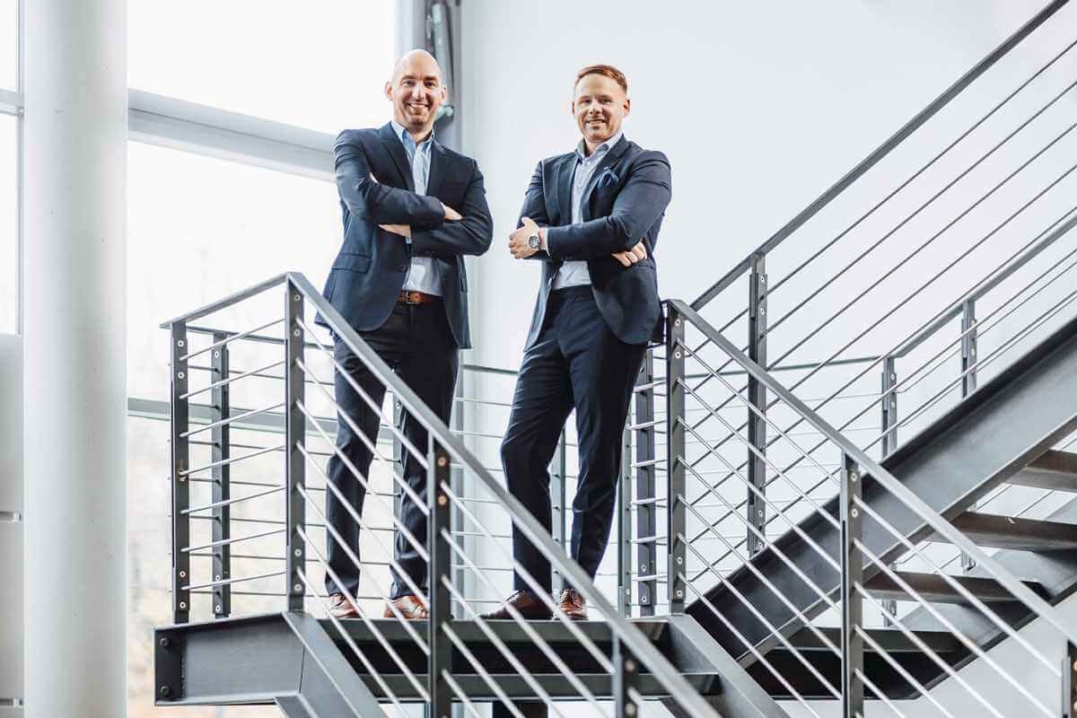 Co-Founders of Ivoflow Daniel Demuth and Nicolas Neubauer 