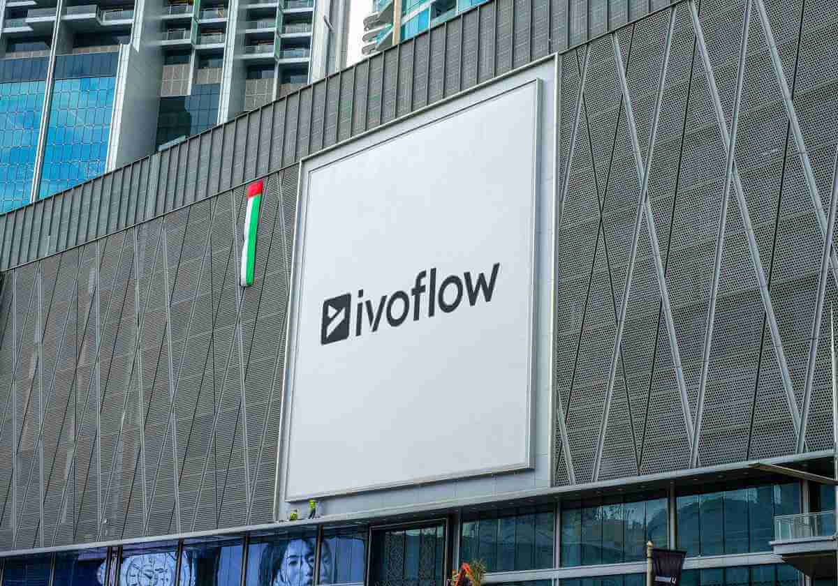Rebranding Banner of new ivoflow logo