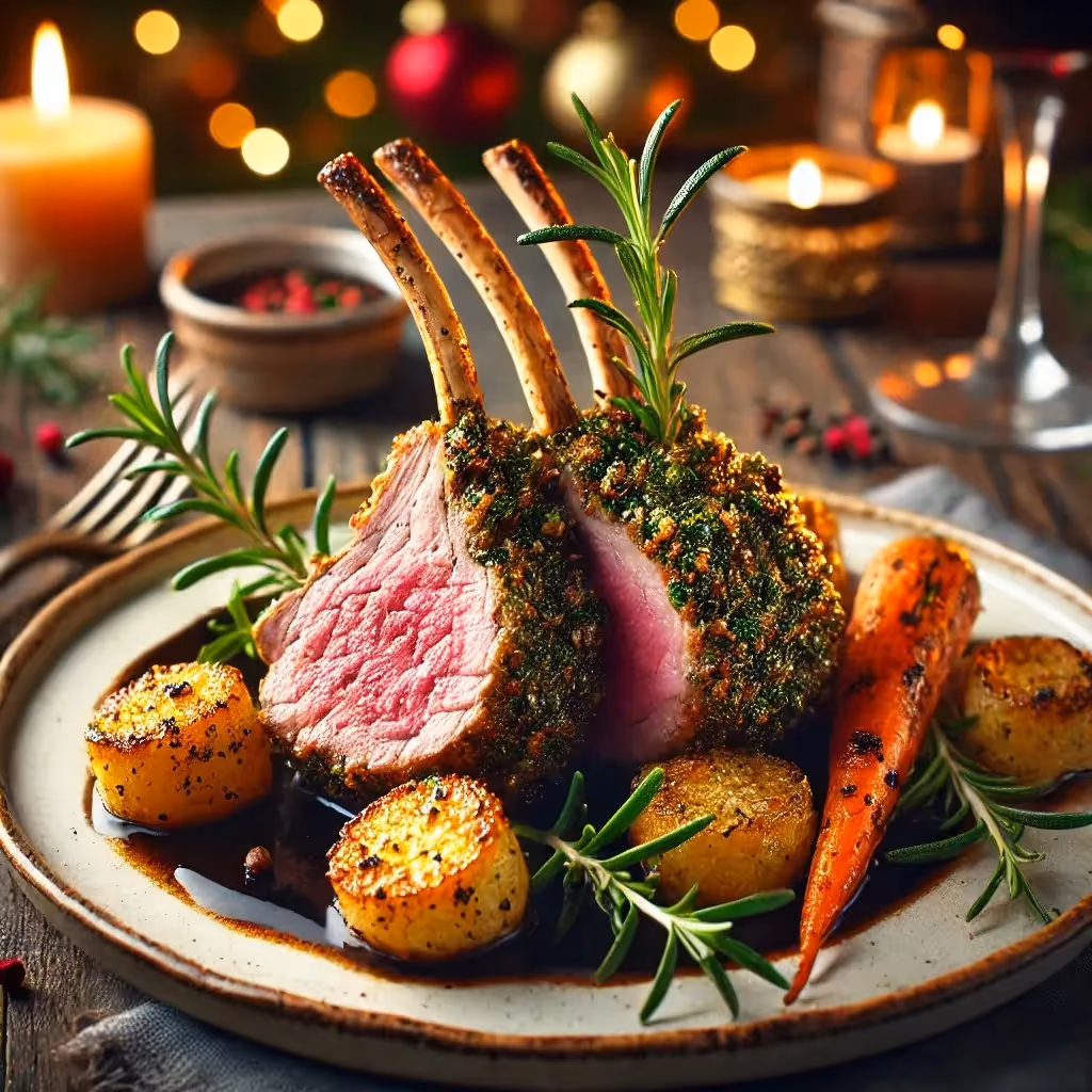 Herb-Crusted Rack of Lamb Recipe – Perfect for Festive Dinin