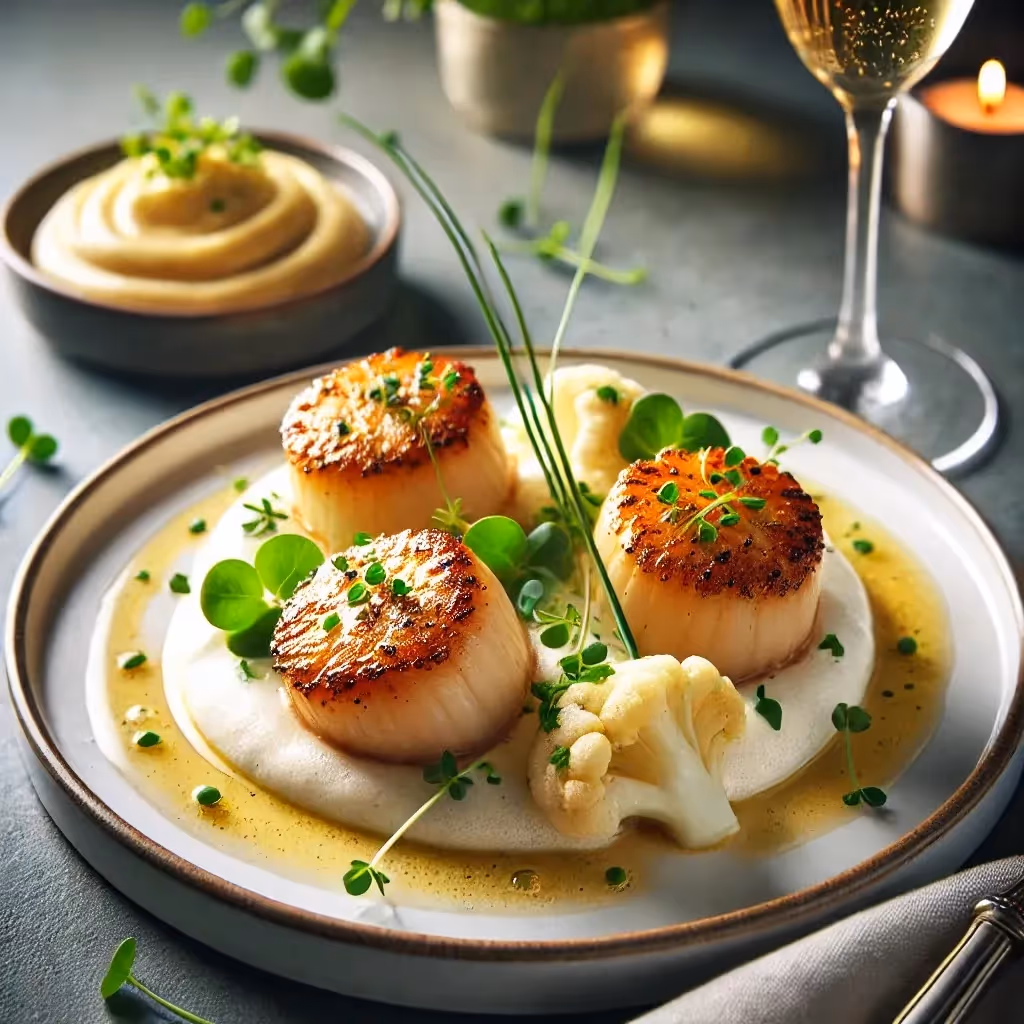 How to Make Seared Scallops with Champagne Beurre Sauce