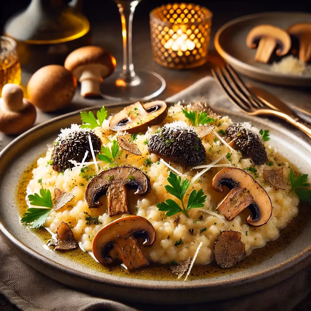 Creamy Wild Mushroom and Truffle Risotto Recipe