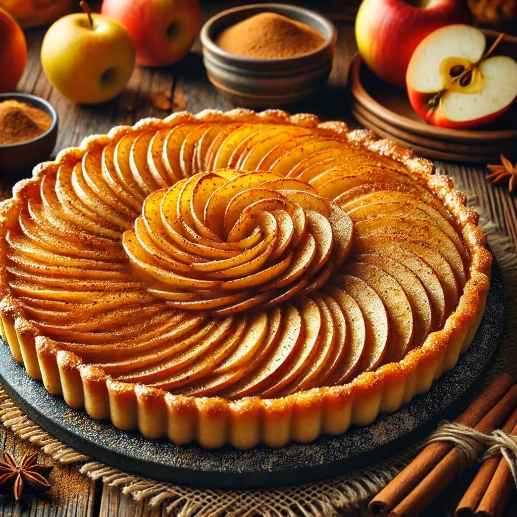 Cinnamon-Spiced Apple Tart