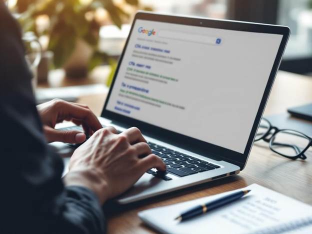Google search results for accounting services