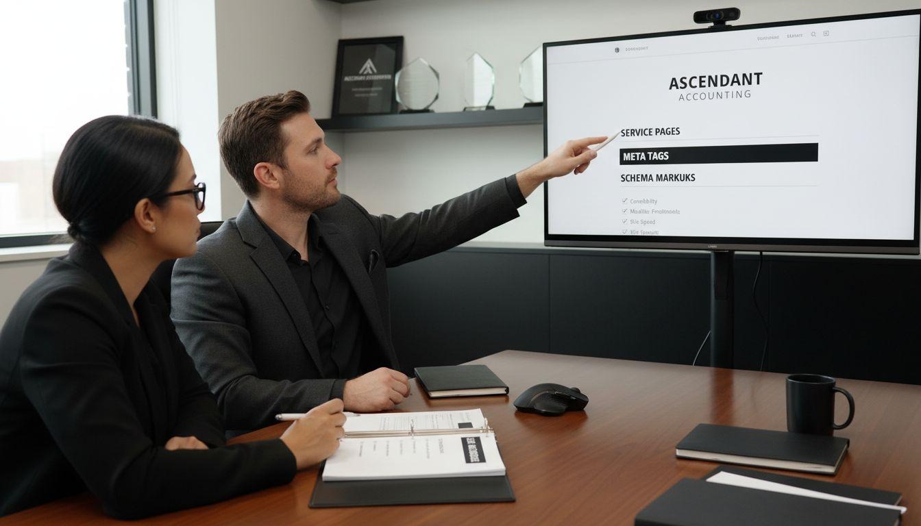 accounting website optimization